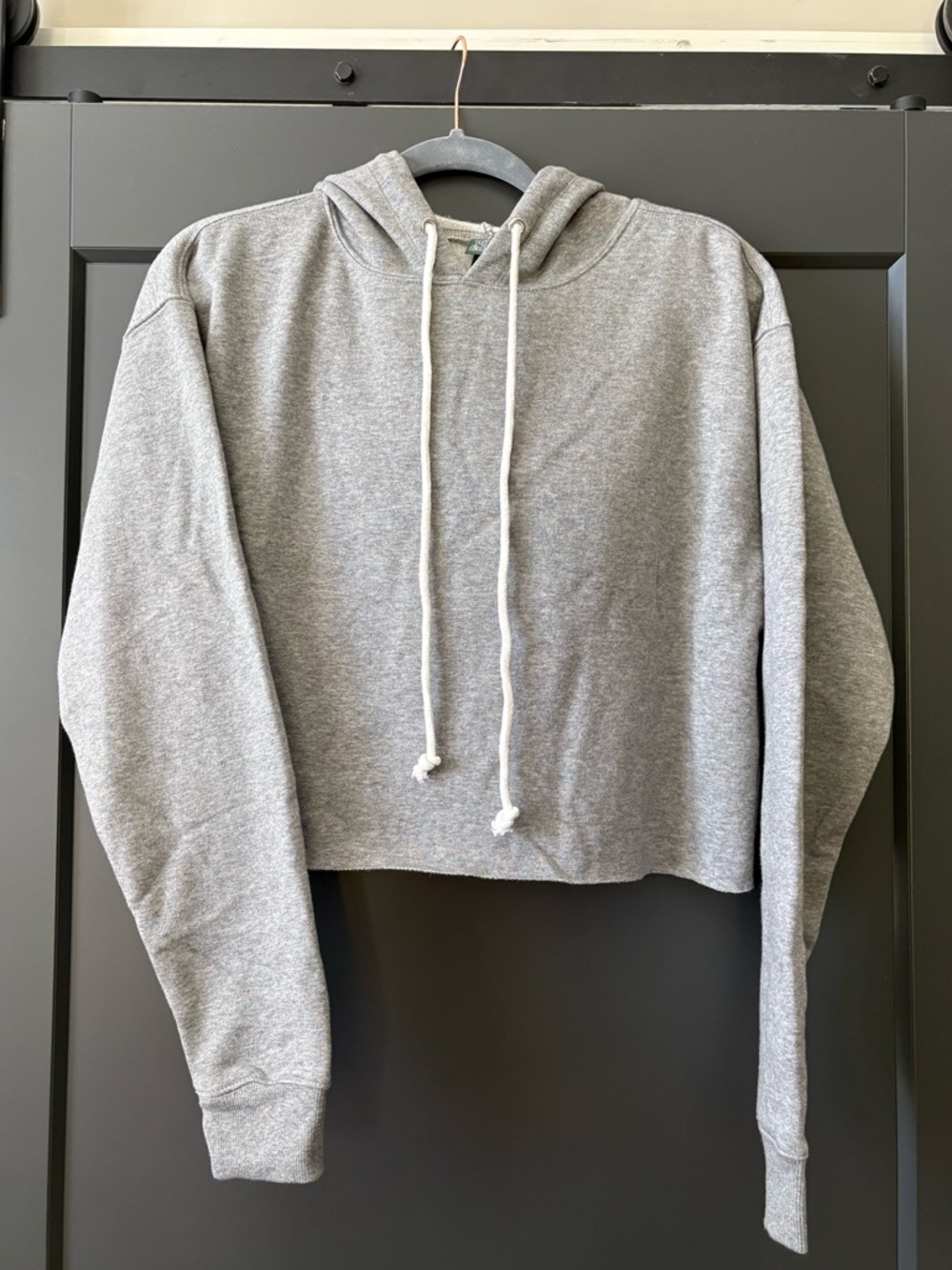 NWT wild fable Gray Cropped Hoodie